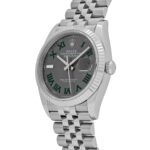 Rolex Datejust 36 126234 Stainless Steel Slate ‘Wimbledon’ Dial Jubilee (2025) - Image 4