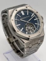 Audemars Piguet Royal Oak Selfwinding Flying Tourbillon 26730TI.OO.1320TI.01 ’50th Anniversary’ Titanium Blue Dial - Image 5