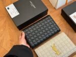 SAINT LAURENT LAMBSKIN CASSANDRE CHAIN WALLET - Image 10