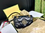 GUCCI MARMONT SMALL SHOULDER BAG BLACK - Image 10