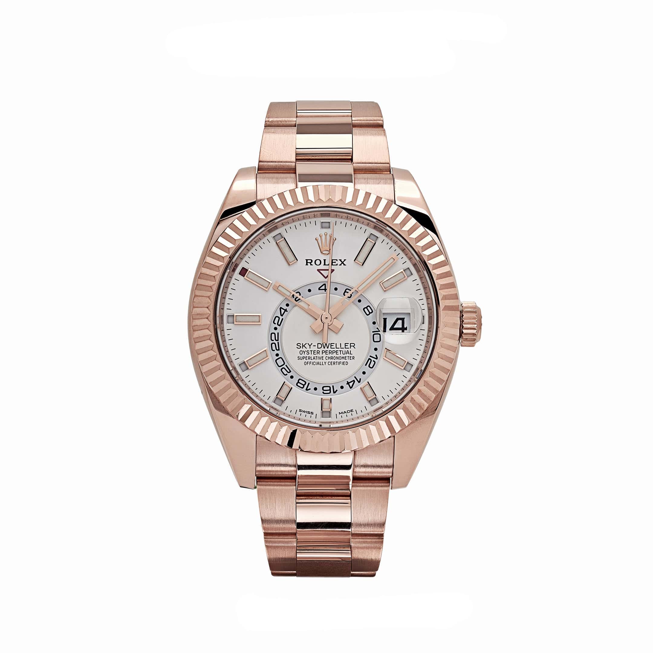EM5muTt8-rolex-sky-dweller-326935-rose-gold-white-dial-2021-rolex-43627620106484 Rolex Sky-Dweller 326935 Rose Gold White Dial - Image 1
