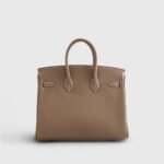Hermès Birkin 25 Togo Etoupe Palladium Hardware Retourne - Image 2