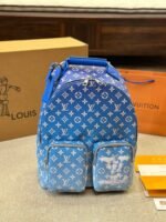 Louis Vuitton Backpack Multipocket Clouds Monogram Blue M45441 - Image 2