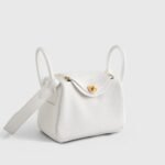 Hermès Lindy 20 Calfskin New White Gold Hardware - Image 2