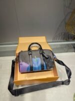 Louis Vuitton Kusama Reverse Monogram Eclipse Keepall 25 - Image 3