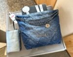 CHANEL 22 in denim small - Image 8