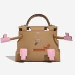 Hermès Kellydole Picto Epsom Chai / Mauve / Terre Battue / Celeste - Image 5
