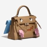 Hermès Kellydole Picto Epsom Chai / Mauve / Terre Battue / Celeste - Image 9