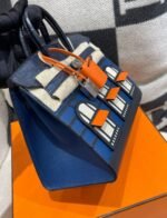 Hermès Faubourg Birkin 20 Bleu Marine - Image 7