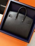 Hermès Sac Faubourg Birkin Sellier 20 Matte Alligator So Black Hardware - Image 7