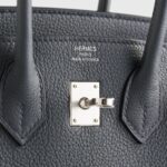 Hermès Birkin 25 Togo Gris Misty Palladium Hardware - Image 7