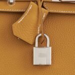 Hermès Birkin 25 Togo Natural Sable Palladium Hardware - Image 7