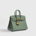 Hermès Birkin 25 Togo Vert Amande Gold Hardware Retourne - Image 3
