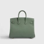 Hermès Birkin 25 Togo Vert Amande Gold Hardware Retourne - Image 4