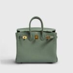 Hermès Birkin 25 Togo Vert Amande Gold Hardware Retourne - Image 7