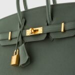 Hermès Birkin 25 Togo Vert Amande Gold Hardware Retourne - Image 9