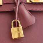 Hermès Birkin 25 Veau Madame Rouge H Gold Hardware - Image 8