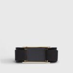 Hermès Geta Bag Chevre Black Gold Hardware - Image 6
