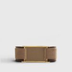 Hermès Geta Bag Chevre Etoupe Gold Hardware - Image 4