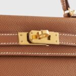 Hermès Kelly Mini Epsom Gold Sellier Gold Hardware - Image 6