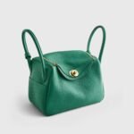 Hermès Lindy 26 Clemence Vert Vertigo Gold Hardware - Image 2