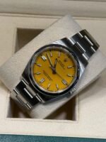 Rolex Oyster Perpetual 36 126000 Stainless Steel Yellow Dial - Image 3