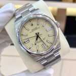 Rolex Oyster Perpetual 41 134300 Stainless Steel Dial Beige Dial (2025) - Image 5