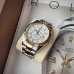 Rolex Sky-Dweller 326933 Stainless Steel Yellow Gold White Dial (2022) - Image 2