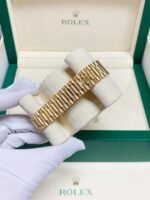 Rolex Datejust 31 278278 ‘Ladies’ Yellow Gold Malachite Diamond Dial (2021) - Image 6