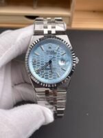 Rolex Land-Dweller 127336 Platinum Ice Blue Dial 36MM - Image 9
