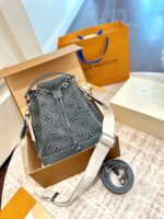 Louis Vuitton Denim Bucket Bag - Image 5