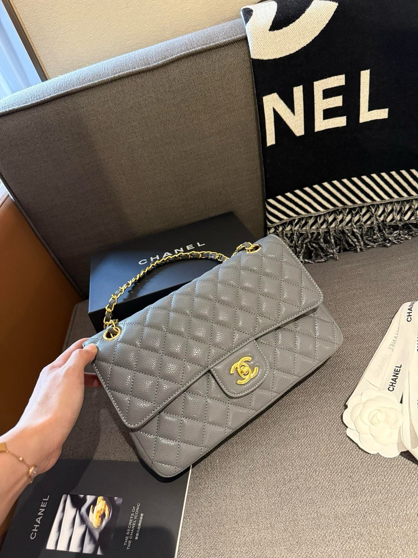 IMG_9760-1 Chanel CF Caviar Bag - Image 1