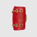GUCCI MARMONT MINI SHOULDER BAG (RED) - Image 4