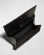 Saint Laurent Kate Small YSL Crossbody Bag in Grained Leather - Image 7