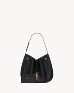 Saint Laurent PARIS VII small hobo in grained leather - Image 2