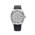 Rolex Sky-Dweller 336239 White Gold White Dial Oysterflex