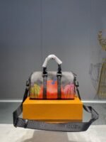 Louis Vuitton Kusama Reverse Monogram Eclipse Keepall 25 - Image 6