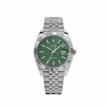 Rolex Datejust 41 126334 Stainless Steel Fluted Motif Green Dial Jubilee