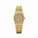 Audemars Piguet Royal Oak Vintage ‘Ladies’ Yellow Gold Champagne Diamond Dial Quartz 26mm