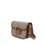 Gucci – Women’s Horsebit 1955 Shoulder Bag – (Beige/Ebony) - Image 2