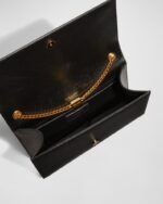 Saint Laurent Kate Medium YSL Crossbody Bag in Grained Leather - Image 7