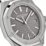 Audemars Piguet Royal Oak  15550ST.OO.1356ST.03 Selfwinding ‘50th Anniversary’ Stainless Steel Grey Dial (2022) - Image 5