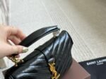 SAINT LAURENT BLACK ‘COLLEGE MINI’ SHOULDER BAG - Image 6