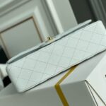 CHANEL Classic Flap Handbag GOLD METAL - Image 7