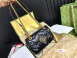 GUCCI MARMONT SMALL SHOULDER BAG BLACK - Image 2