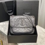 SAINT LAURENT NIKI MEDIUM IN CRINKLED VINTAGE LEATHER - Image 2