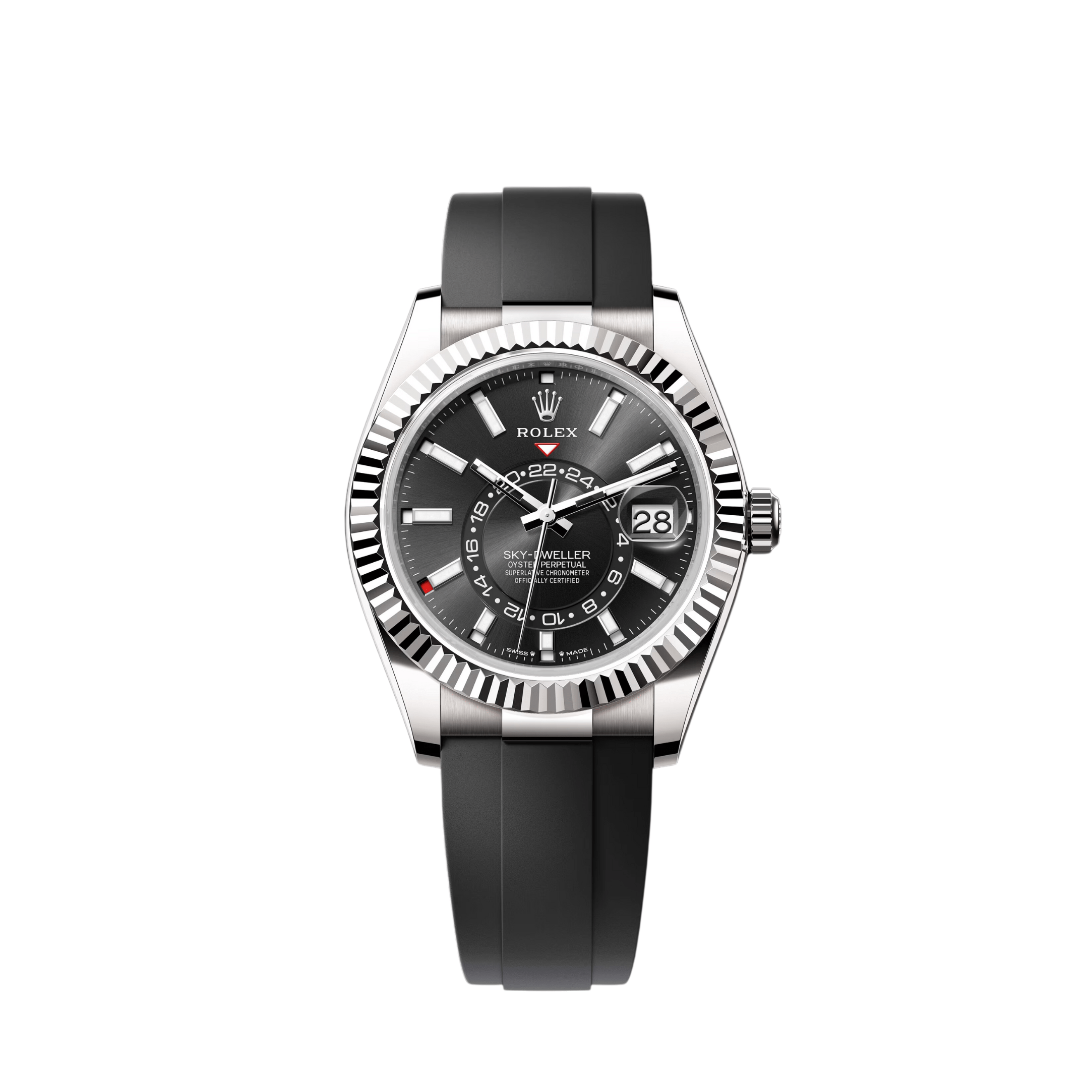 SMN7Nmyn-rolex-sky-dweller-336239-white-gold-black-dial-oysterflex-2024-rolex-42155364221172 Rolex Sky-Dweller 336239 White Gold Black Dial Oysterflex (2025) - Image 1