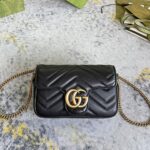 GUCCI Marmont matelasse leather super mini bag - Image 3