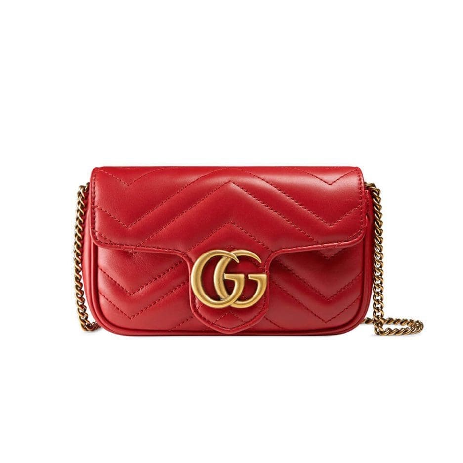 XAg5NrO6-1-404-937x937-1 GUCCI Marmont matelasse leather super mini bag - Image 1