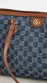 Gucci Blue Denim Ophidia Medium Tote - Image 4